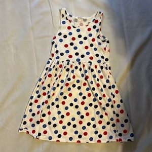 L M Girls Arizona Navy Blue Polka Dot Short Sleeve Dress Sizes S L M Girls Arizona Navy Blue Polka Dot Short Sleeve Dress Sizes S